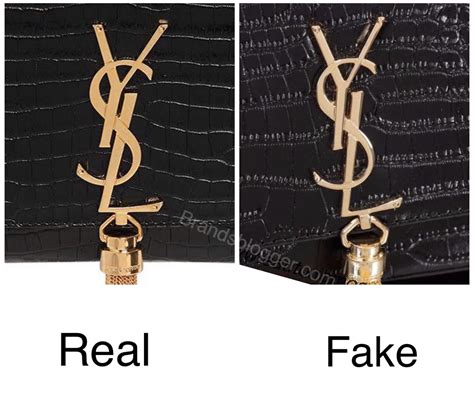 maglietta ysl falsa|how to spot a fake ysl bag.